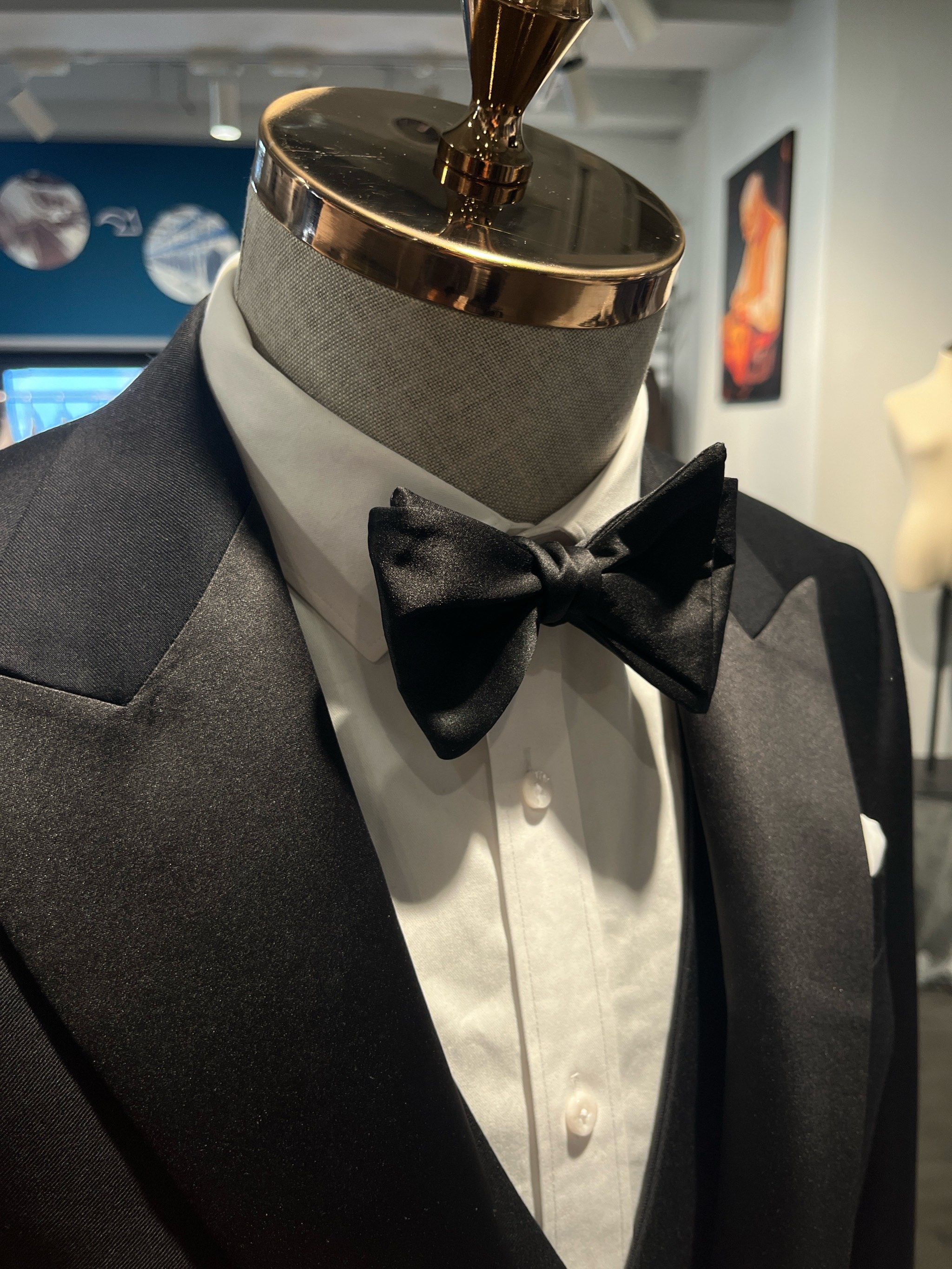 今天解锁了新技能,手打领结!