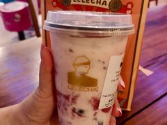 车厘子厚酸酪-LELECHA乐乐茶(上海五角场万达广场店)