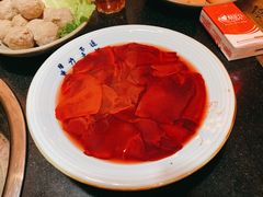 鲜鸭血-渝大狮毛肚老火锅(普陀店)