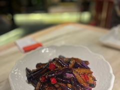 烧茄条-吴越荣记苏州菜·松鼠桂鱼 100% 活鱼现做(月光码头店)