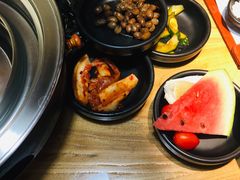 餐前小菜-九田家黑牛烤肉料理(新光汇店)