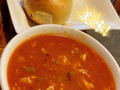 西红柿泡馍-蒲城王家烧烤大全(渭南分店)