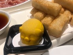 小金猪有一种芒果酪酪的口感-海底捞火锅(劲松店)