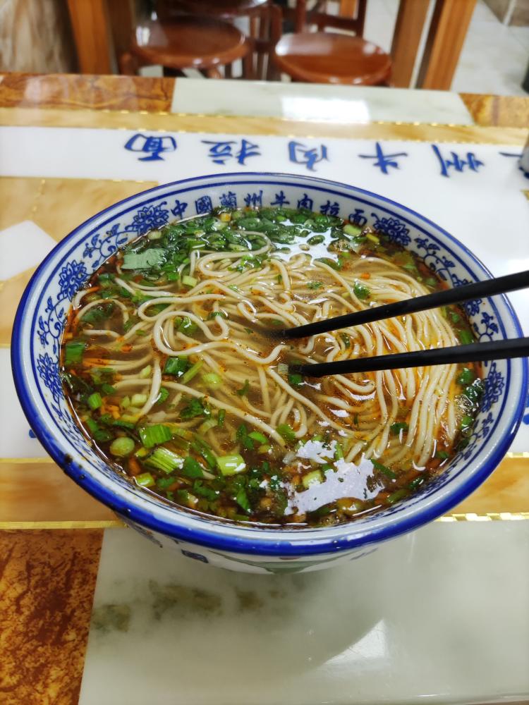 西部兰州拉面-"挺好的兰州拉面店!面拉的很好呀,味道我觉.
