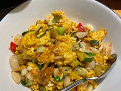 泡葱头炒鹅蛋-老阿爸鲜鱼土菜(独墅湖店)