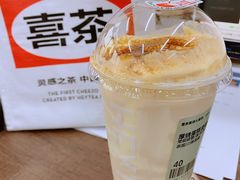 厚烧蛋糕波波奶茶-喜茶(佛山顺德大良东乐路店)
