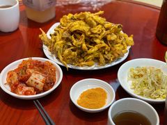 干炸鲜蘑-屋里家延边朝鲜族冷面(南园店)