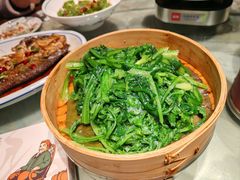 粉蒸茼蒿-老村长•湖北菜(欢乐大道店)