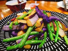 长豆角烧茄子-阿罗新疆菜(人民广场店)