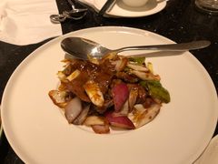 蒜香炒牛柳粒-铭轩中餐厅·海南菜·粤菜(亚龙湾瑞吉店)