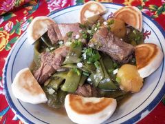 排骨炖豆角-闯关东东北农家菜(崂山石老人店)