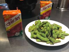 芥末煮毛豆-烎记烧烤(蓝天花园店)