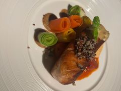 烟熏三文鱼佐黑醋汁-Olive橄榄花园漂亮饭主题布置餐厅(大望路店)