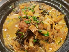 腌菜花炖肉圆-龙泽园私房菜·地道南京味 ·招牌大鱼头(油坊桥店)