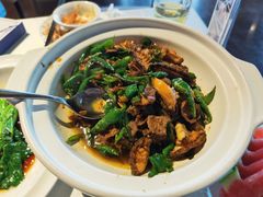 辣椒鲍鱼炒肉-上座·餐厅(阳光100店)