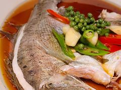 明火鲈鱼-绿茶餐厅(西单老佛爷店)