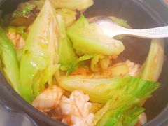 啫啫金钩爽肉唐生菜-宝丽轩中餐厅BAOLIXUAN