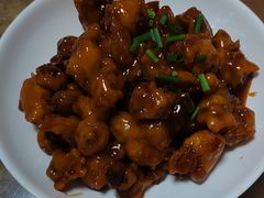 糖醋里脊-芦茨金富饭庄·25年老字号·专做稻草鸡