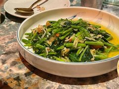 酸笋炒空心菜-浩海火燒雲傣家菜(静安芮欧店)