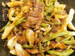 排骨豆角卷子-华盛园卷子王农家菜水库鱼