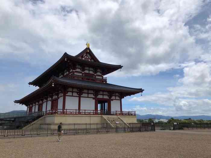 平城宫遗址"去年五月黄金周的时候奈良平城京天平祭的时.