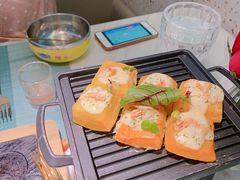 樱花虾芝士南瓜-蜜桃花开·中西融合菜E&W(南长街店)