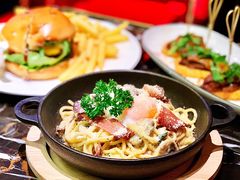 奶油培根芝士意面-MOSSO德国餐厅·音乐酒吧(环宇荟店)