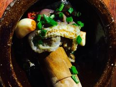 擂茄子皮蛋-绿茶餐厅(华联万柳店)