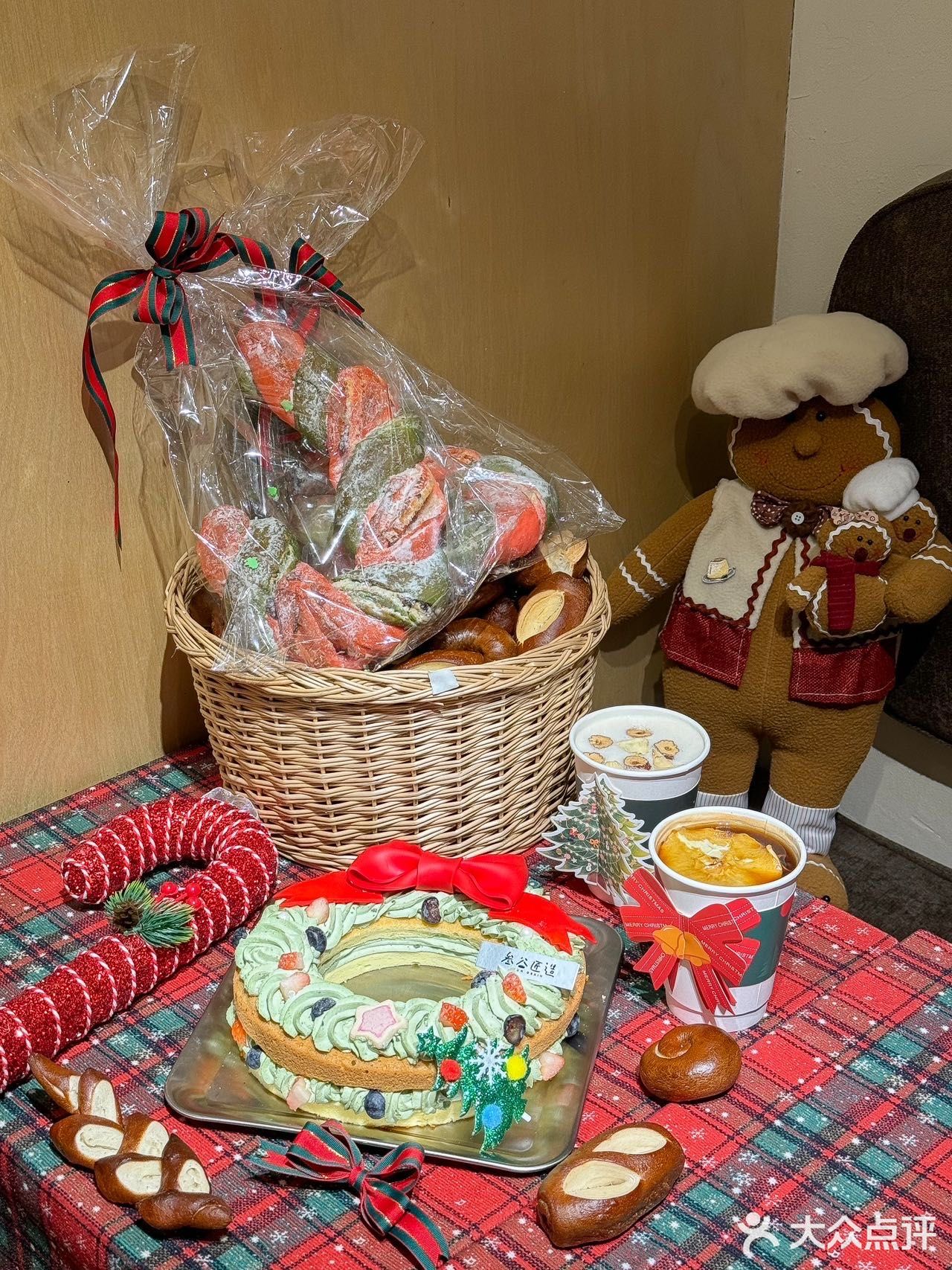 天津这家面包店圣诞气氛遥遥领先❗️