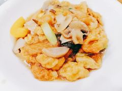 炒自制面筋-五观堂素食(新华路店)