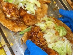 -小红车炸蛋葱油饼