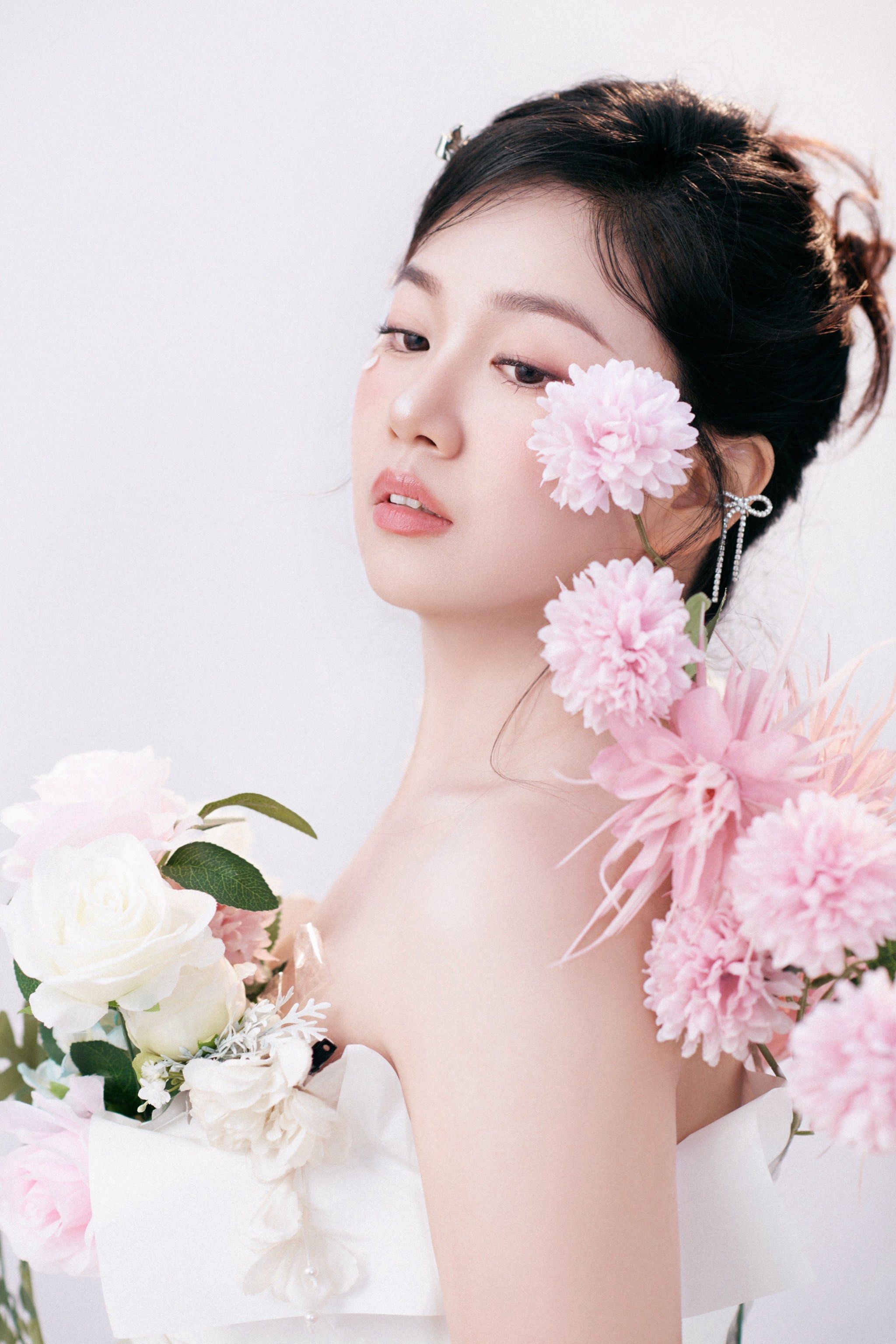 红玫瑰和白玫瑰的个人写真