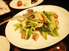 油碎渣炒油菜心-上海苏宁宝丽嘉酒店·嘉府壹号中餐厅