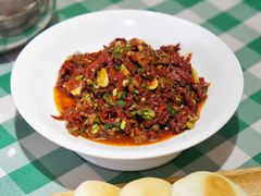 焉耆滚刀肉辣皮子夹馍-新疆巴州金丝特餐厅(大钟寺店)