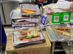 自助取餐区-大周炸串店