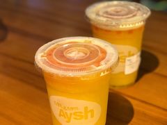 芒果蜜桃鲜果粒粒特饮-艾薯夫妇Aysh(福田星河COCOPark店)