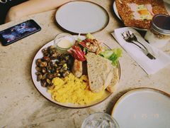 巴黎火腿鸡蛋芝士蘑菇可丽饼-RAC BAR(安福路店)