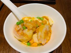 石锅虾球海胆豆腐-山里亲戚(淞虹路店)