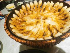 排骨豆角卷子-华盛园卷子王农家菜水库鱼