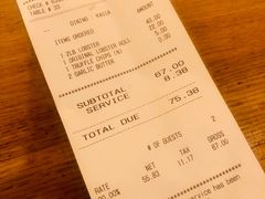 账单-Burger & Lobster(Dean Street)