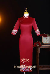-禾米旗袍妈妈装礼服定制(嘉业国贸店)