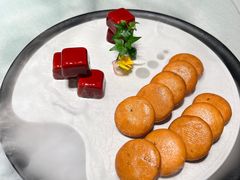 玫瑰鹅肝酱配葱油饼-晶采轩(万象天地店)