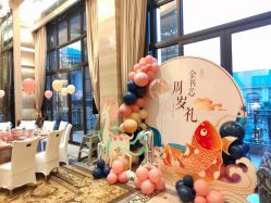 -团子宝宝宴派对百日宴生日布置策划·求婚策划·气球布置别墅民宿