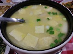 浓鸡汤煮榆林豆腐-西贝(无锡万象城店)