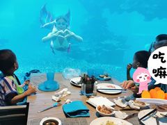 -海棠湾洲际-涛·海底餐厅·美人鱼·自助餐·海底隧道