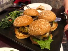 美式烧烤牛肉汉堡-bluefrog蓝蛙(悠唐购物中心店)