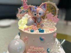 -咖咖熊蛋糕定制·英国蓝风车动物性淡奶油