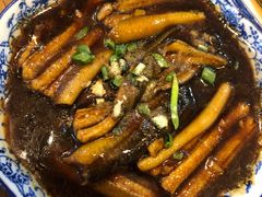 现炒鳝丝-孙盛兴奥灶面馆·蟹黄面·三虾面(山塘街总店)