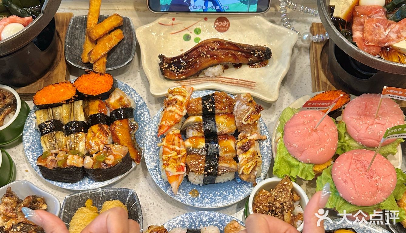 超有氛围感的日料寿司自助！新上鳗鱼饭好好吃啊
