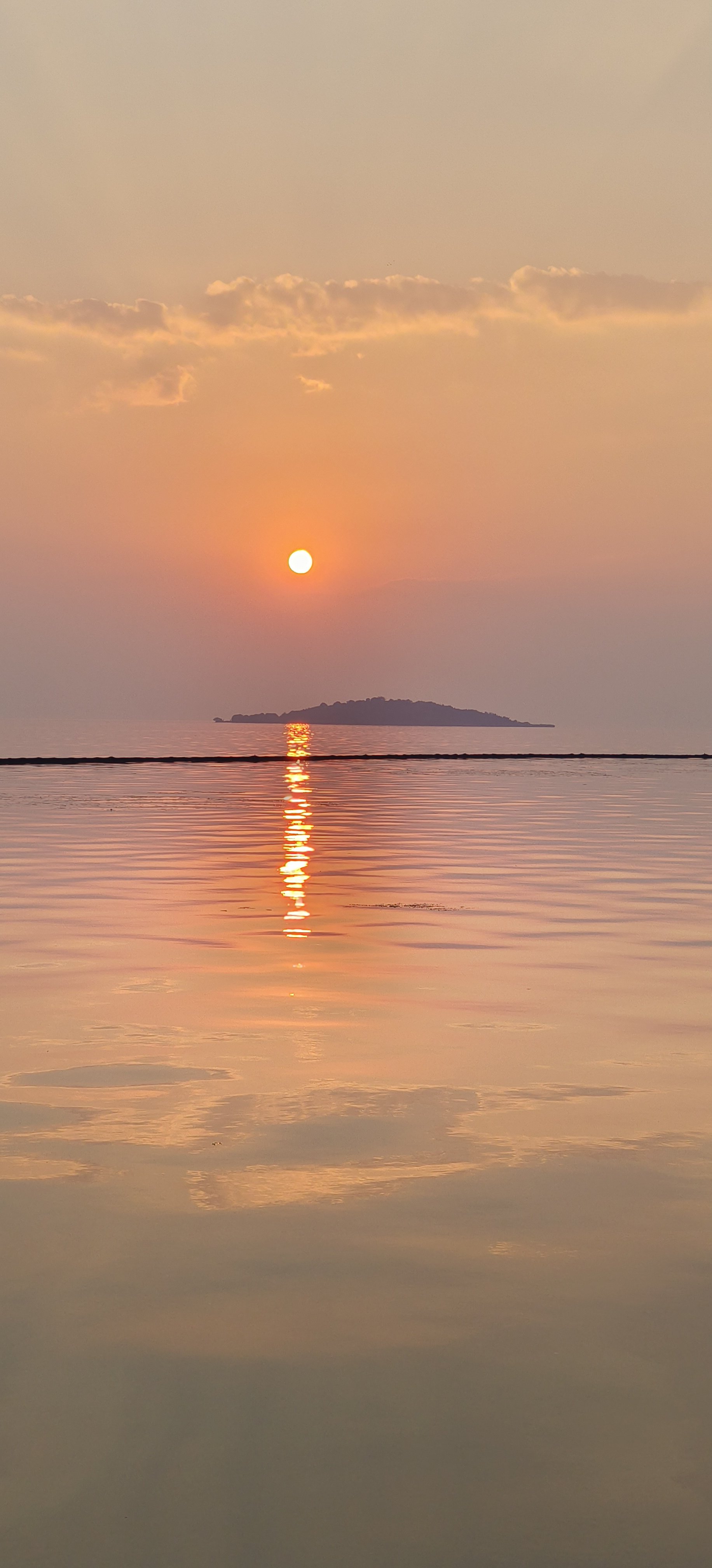 海上日落 真实图片